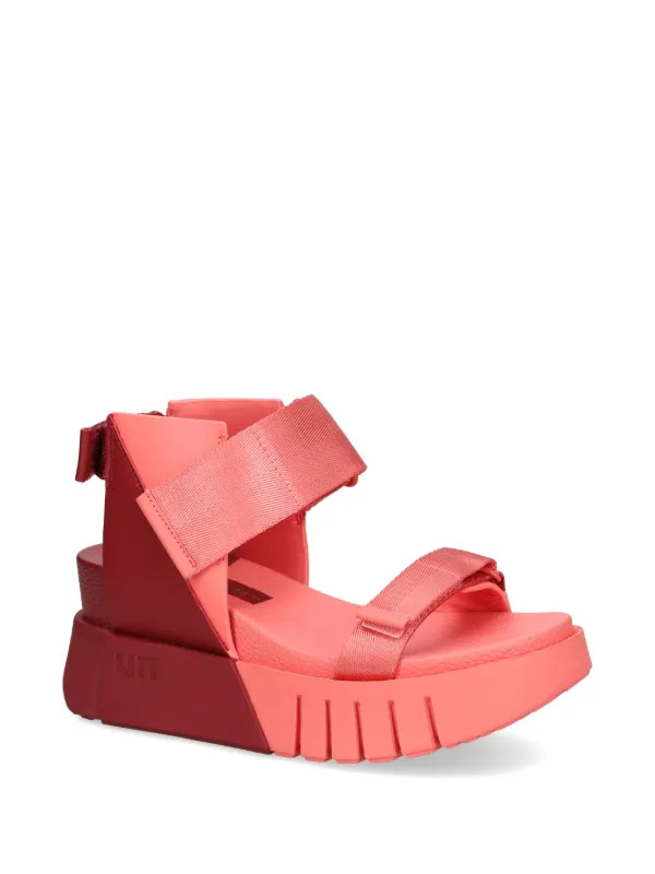 United Nude Delta Run 65mm Platform Sandals Pink FARFETCH IN