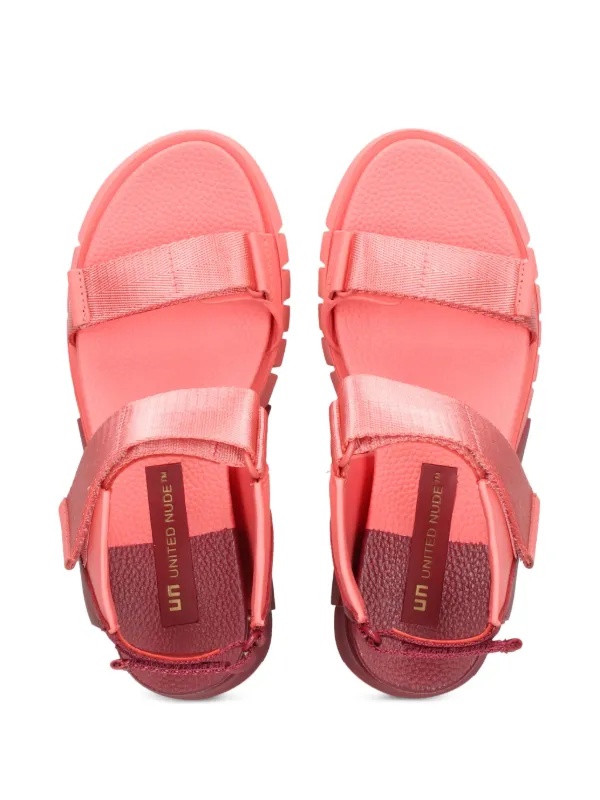 United Nude Delta Run 65mm Platform Sandals | Pink | FARFETCH