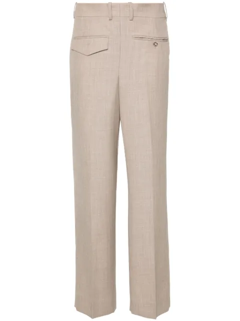 Victoria Beckham pressed-crease straight-leg trousers