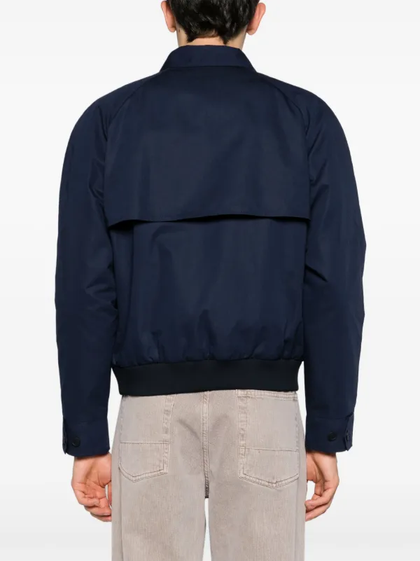 Maison Kitsuné Fox head-patch Shirt Jacket | Blue | FARFETCH