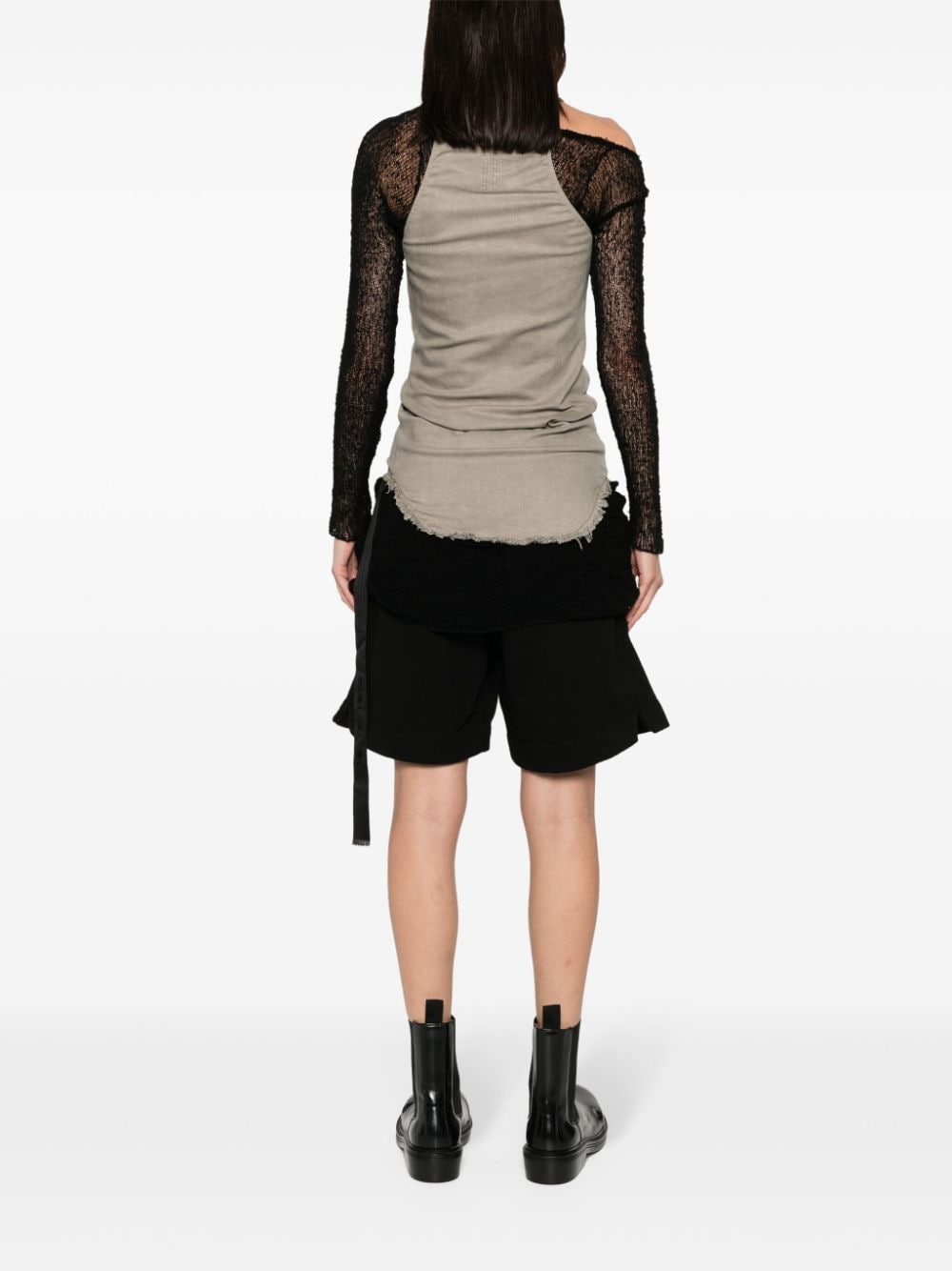 Shop Rick Owens Drkshdw Denim Tank Top In Neutrals