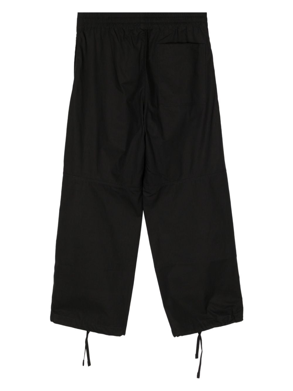 Shop Oamc Turner Drawstring Trousers In Black
