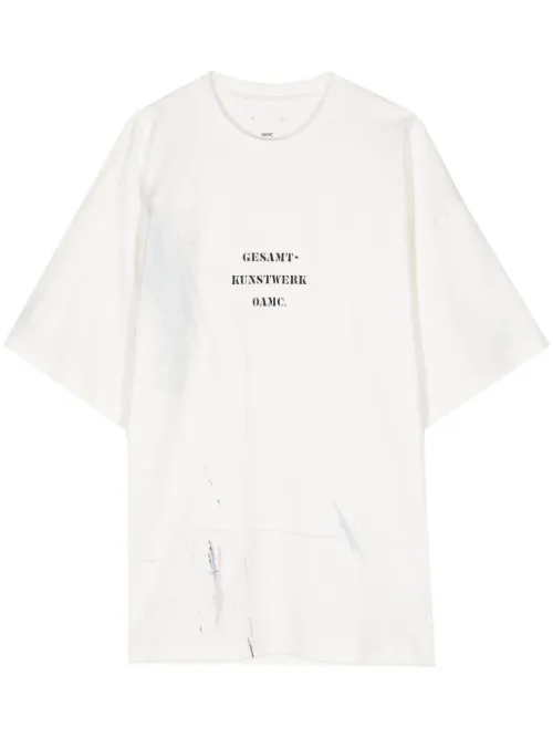 T-shirt Scribble en coton biologique - OAMC - Modalova