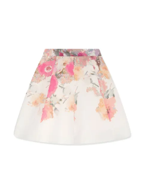 MARCHESA KIDS COUTURE floral-print A-line skirt 