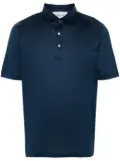 D4.0 short-sleeve cotton polo shirt - Blue