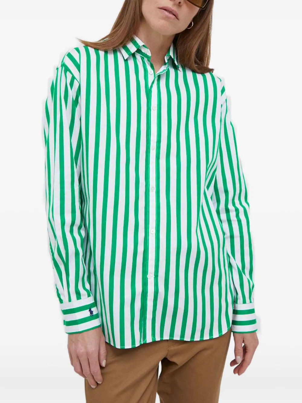 Polo Ralph Lauren ストライプ トップ - ホワイト Polo Ralph Lauren ストライプ トップ - ホワイト