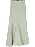 Lorena Antoniazzi godet linen-blend maxi skirt - Green