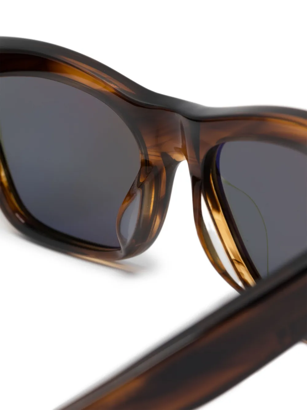 Shop Oliver Peoples Ms. Oliver Square-frame Sunglasses In Brown