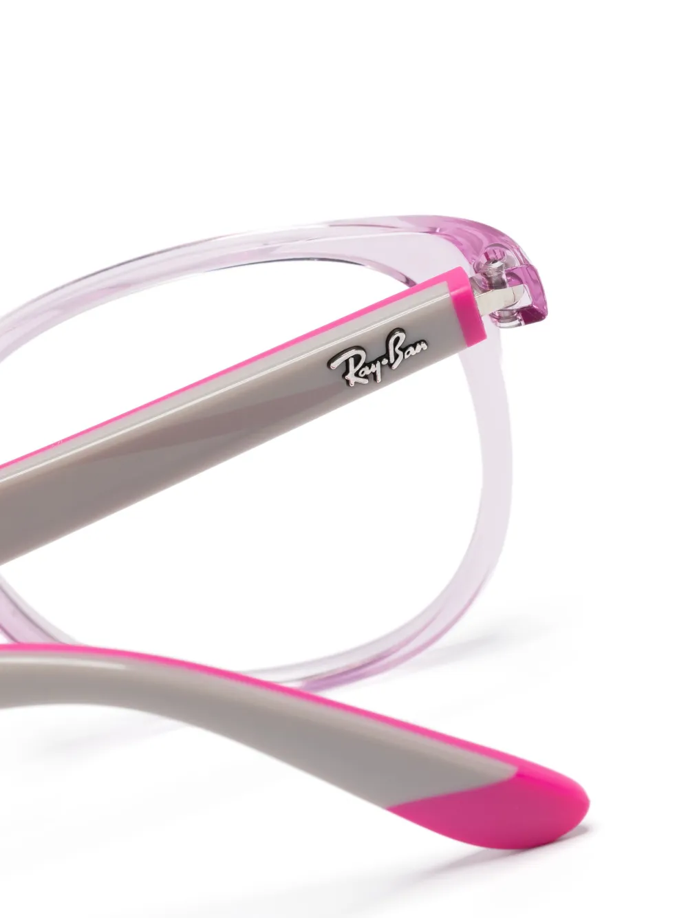  Ray-ban Junior 1631 Square-frame Glasses - Pink 