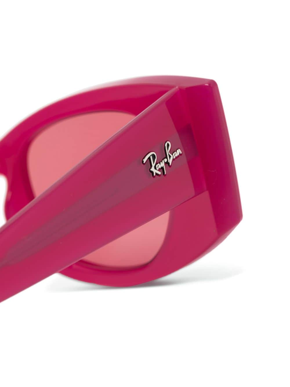 Shop Ray Ban Kat Bio-based Butterfly-frame Sunglasses In Pink
