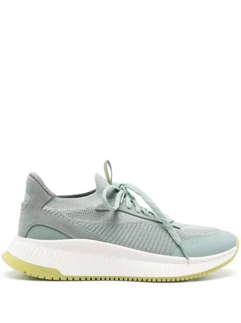 BOSS tenis tejidos con paneles