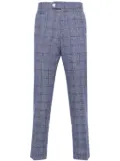 BOSS checked tailored trousers - Blue