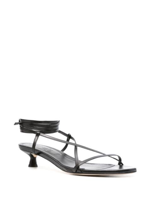 Paige 35mm leather sandals