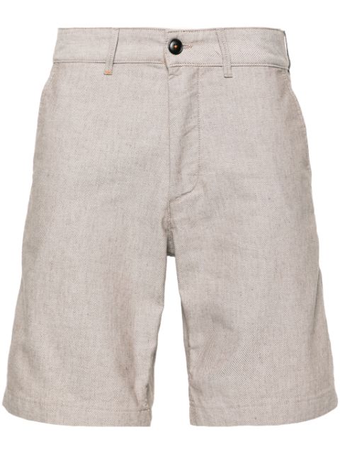 BOSS gabardine-weave bermuda shorts
