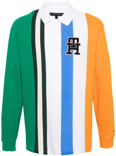 Tommy Hilfiger striped piqué polo shirt