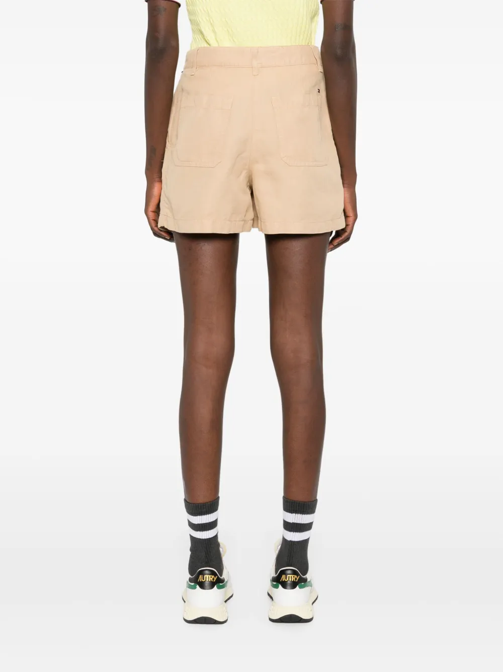 Tommy Hilfiger Shorts met geborduurd logo Beige