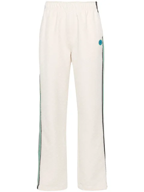 Tommy Hilfiger pantalones tapered con logo en jacquard
