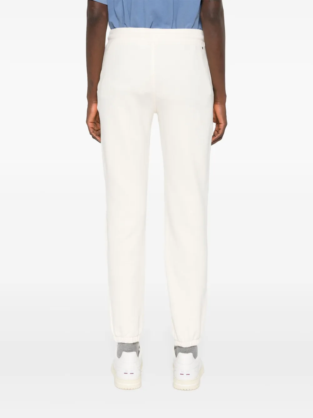 Tommy Hilfiger Pantalon met logo en toelopende pijpen Beige