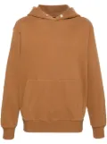 Zegna drop-shoulder jersey hoodie - Brown