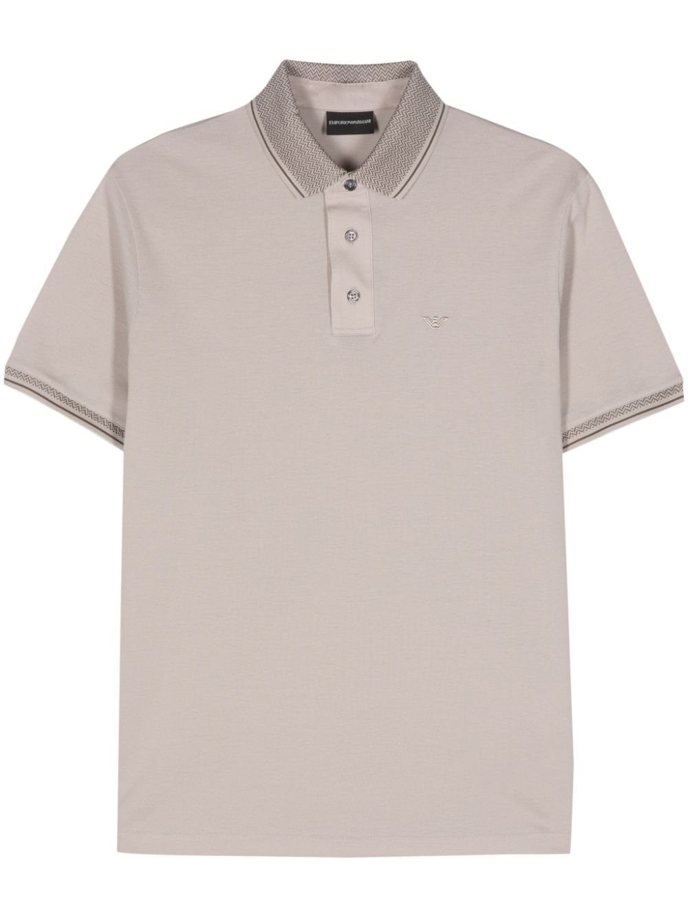 Emporio Armani Katoenen poloshirt Beige