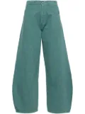 Henrik Vibskov Pipette mid-rise wide-leg jeans - Green