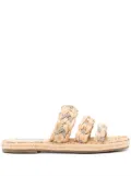 Aquazzura Costiera crystal-embellishment espadrilles - Neutrals