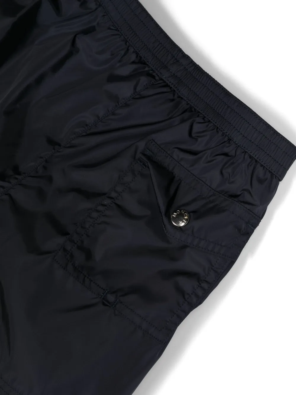 Moncler Enfant Zwembroek met logopatch - Blauw