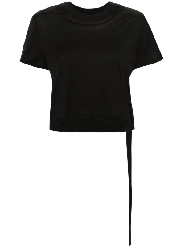 Rick Owens DRKSHDW Level T クロップド Tシャツ | ブラック | FARFETCH JP