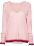 Dorothee Schumacher ombré-effect knitted jumper - Pink