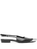 Dorothee Schumacher Western Coolness leather ballerinas - Black