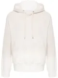 Neil Barrett ombré-effect cotton hoodie - White