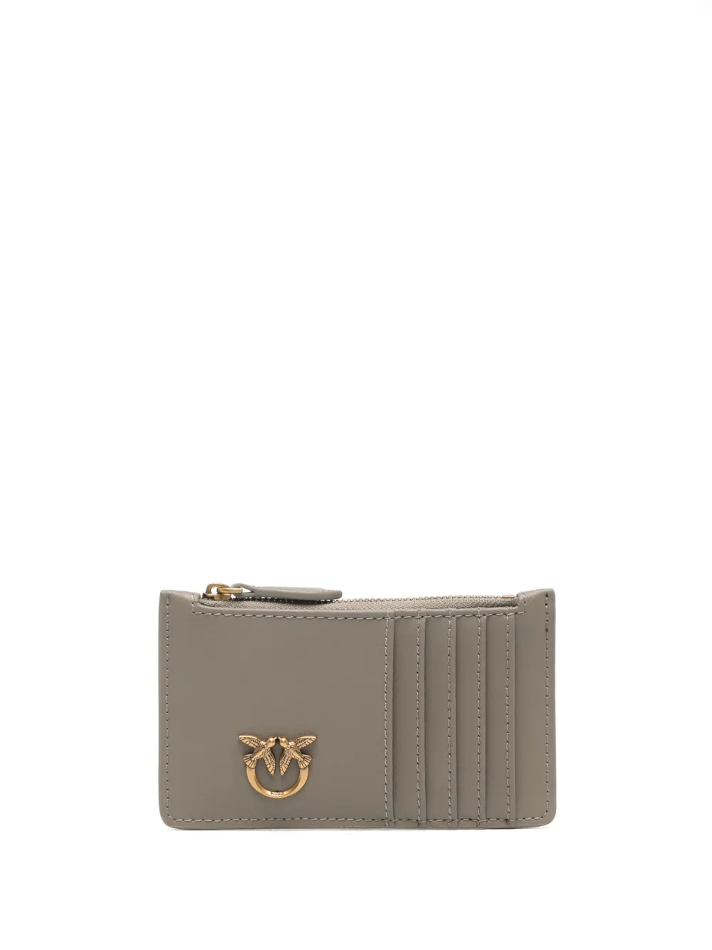 PINKO Portacarte con placca Love Birds - Toni neutri