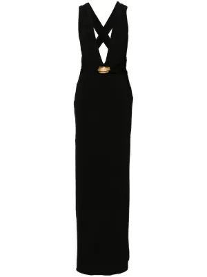 TOM FORD 黒 ノースリーブ タイトドレス TOM FORD 黒 ノースリーブ タイトドレス