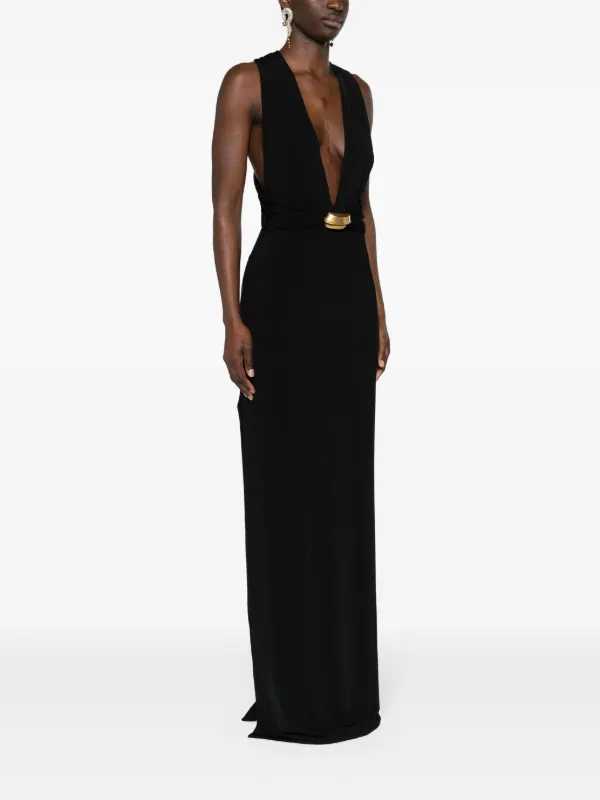 TOM FORD ブラック スリーブレスドレス TOM FORD ブラック スリーブレスドレス