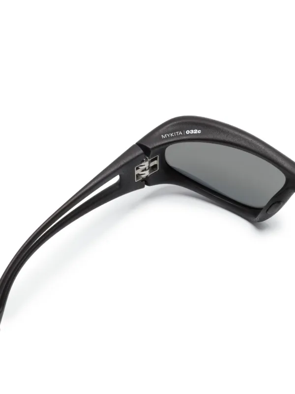Mykita Marfa バイカーサングラス | ブラック | FARFETCH JP