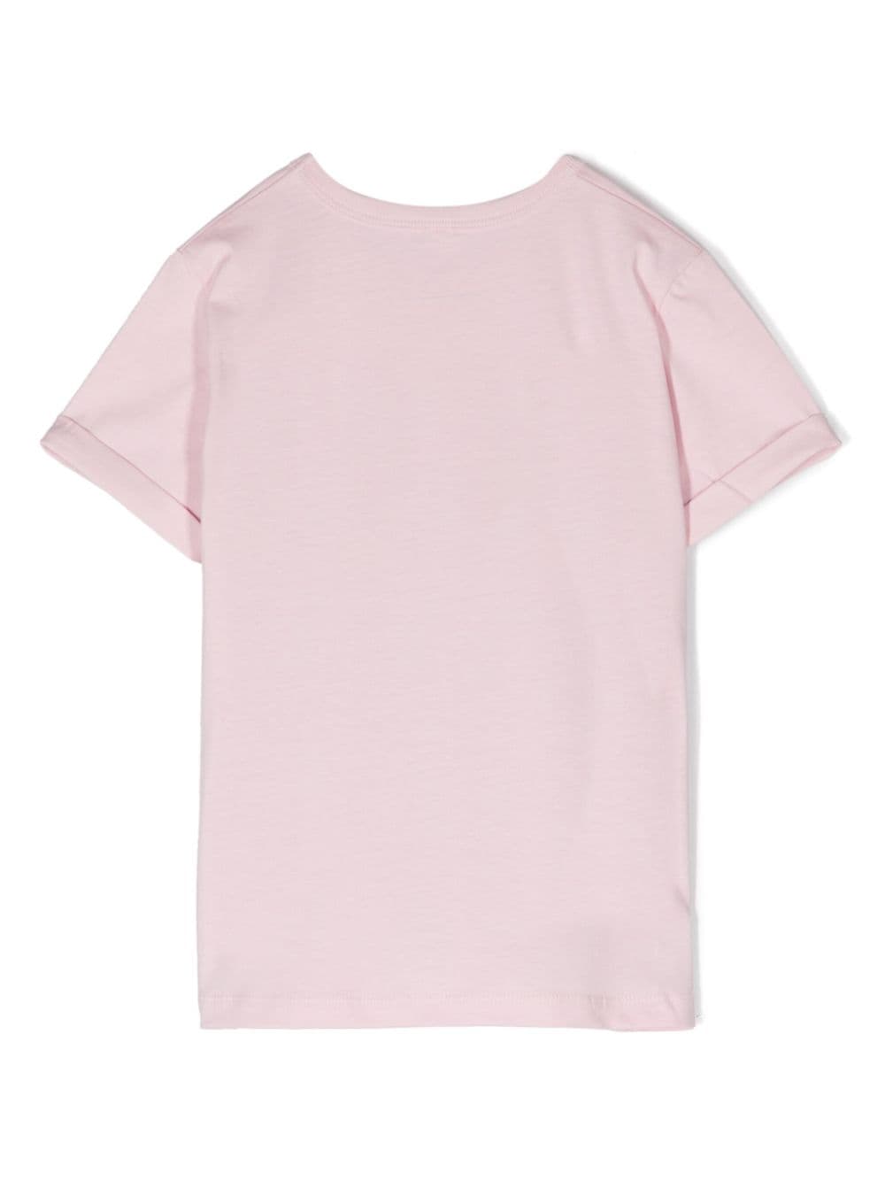 Stella McCartney Kids T-shirt van biologisch katoen met grafische print Roze