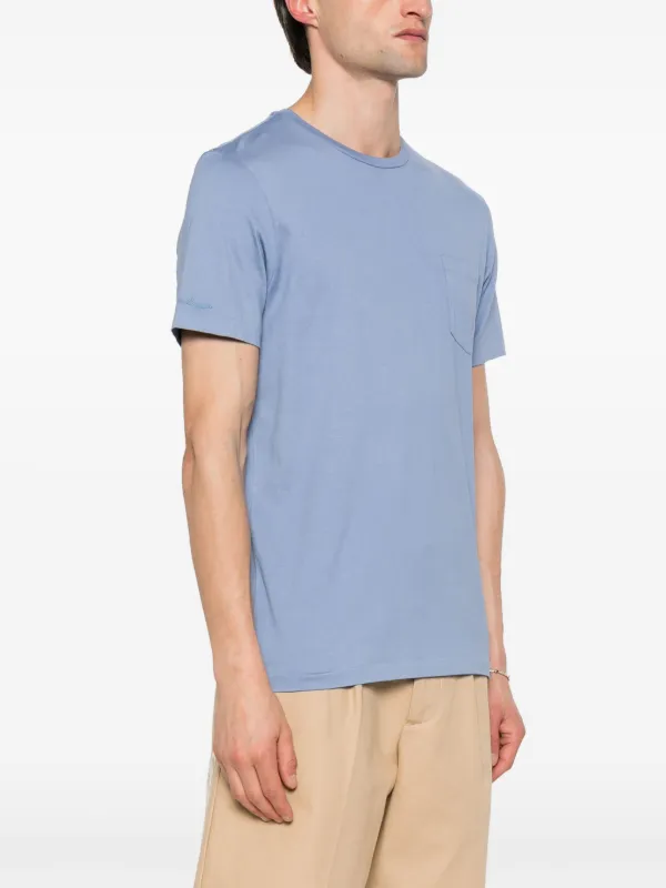Ralph Lauren Purple Label チェストポケット Tシャツ | ブルー