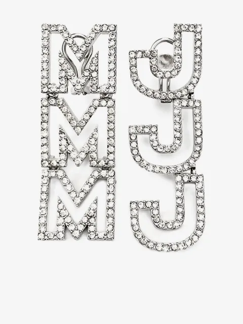 Marc Jacobs MJ crystal-embellished earrings