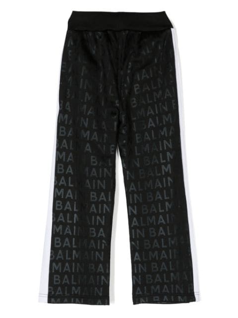 logo-print track pants