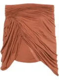 Rick Owens Nun T cotton top - Brown