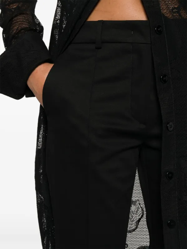 【関税&送料込】SportMax Trousers Black Low-waisted trousers, black | Sportmax