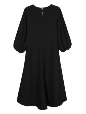 DOROTHEE SCHUMACHER ドロシーシューマッハ G61501-10 Vネック フレアワンピース 送料無料