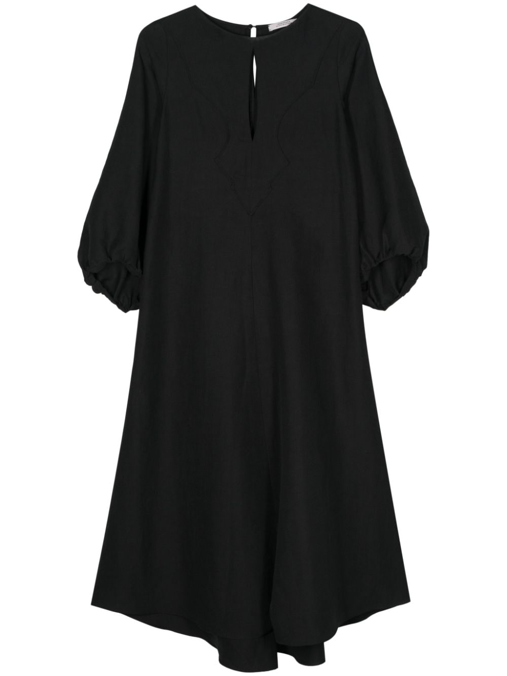 Dorothee Schumacher Patch-detail Dress In Black