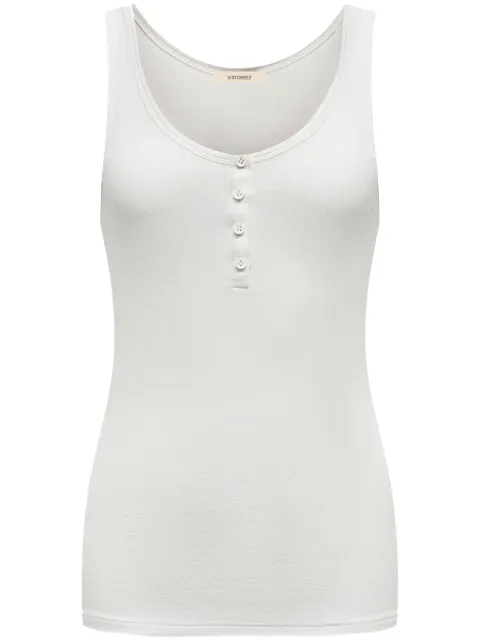 12 STOREEZ ribbed cotton Henley top