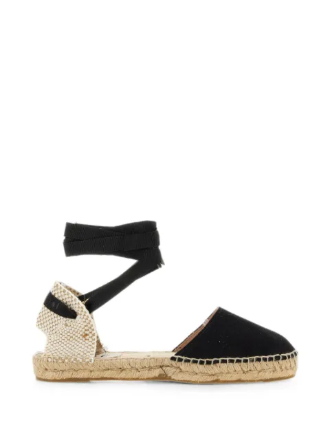 Manebi ankle-tie flat espadrilles