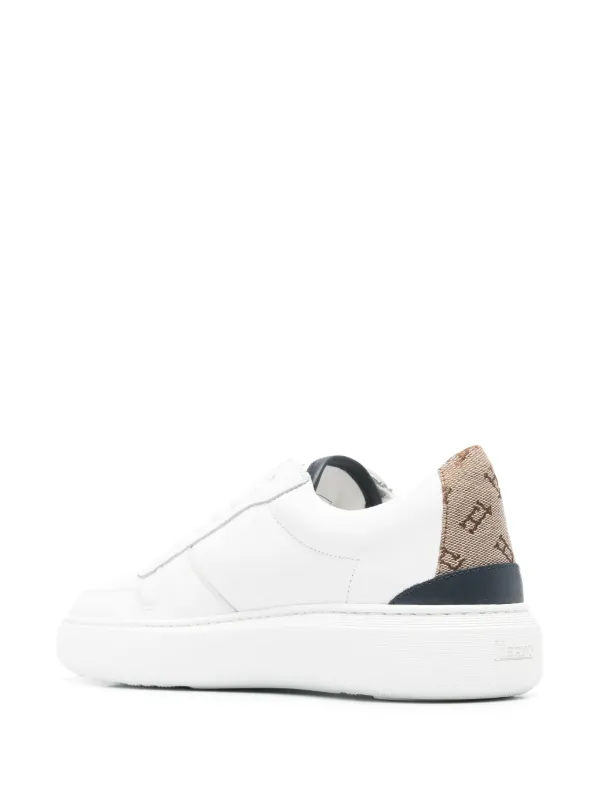 Herno モノグラム レザースニーカー | ホワイト | FARFETCH JP