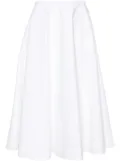 Valentino Garavani poplin midi skirt - White