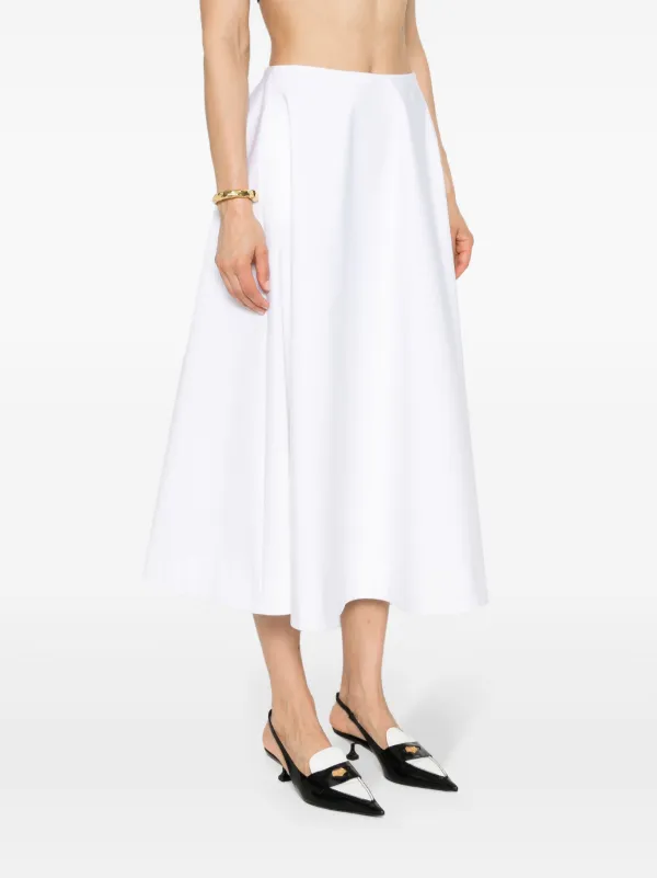 スカート Valentino Cotton Midi Skirt 19949680_58557320_600.jpg