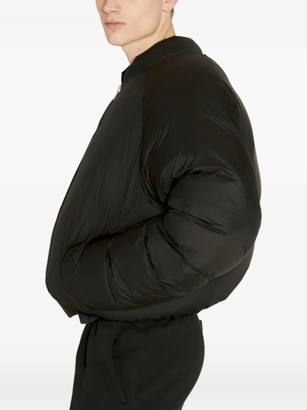  Entire Studios Padded Zipped Jacket - Black 