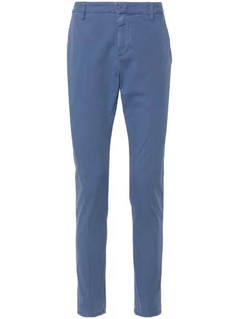 DONDUP mid-rise cotton chino trousers
